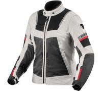 Revit Tornado 4 H2O impermeabile Giacca tessile moto da donna, nero-argento, taglia 42 per donne