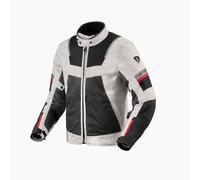 Revit Tornado 4 H2O impermeabile Moto Tessile Giacca, argento/nero, L