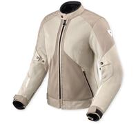 Giacca da moto da donna Revit Torque 3 H2O sabbia-bianco 42