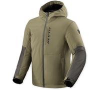 Revit Traffic 2 H2O impermeabile Giacca tessile moto, grigio/oliva, Taglia M