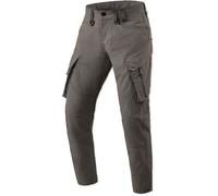 Revit Cargo Tristan Tapered Pantaloni tessili per motociclette, nero-verde, taglia 34 per maschi