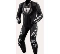 Rev'it Tuta Intera In Pelle Revit Hyperspeed 3 Nero Bianco UOMO 54