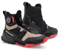 Revit Undercut H2O Scarpe da moto impermeabili, nero-beige, taglia 46 per maschi