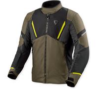 Revit Undulate H2O, giacca tessile impermeabile M male Verde Scuro/Nero