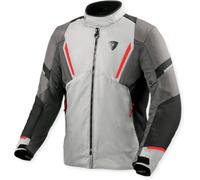 Revit Undulate H2O, giacca tessile impermeabile XXL male Grigio/Rosso