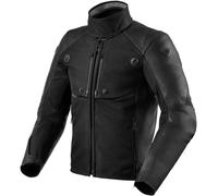 Revit Valve H2O Giacca in pelle per moto, nero, Taglia 56