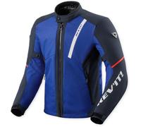 Revit Venator H2O Giacca tessile da motocicletta impermeabile, blu/blu, Taglia L