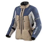 Revit Sand 5 H2O impermeabile Giacca tessile moto da donna, blu/beige, Taglia 42