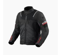 Revit Tornado 4 H2O impermeabile Moto Tessile Giacca, nero/grigio, Taglia XXL