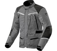 Revit Voltiac 3 H2O, giacca tessile impermeabile 4XL male Grigio/Nero