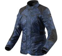 REV'IT! Giacca tessile impermeabile Voltiac 3 H2O Camo Donna Blu scuro/blu/nero Taglia 46
