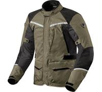 Revit Voltiac 3 H2O Giacca tessile moto, grigio-verde, taglia 2XL per maschi