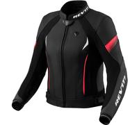 Revit Xena 4 Giacca in pelle da moto da donna, nero/rosa, Taglia 46