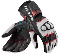 Revit Xena 4 Guanti da moto da donna, bianco/rosso, Taglia M