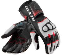 Revit Xena 4, guanti donna L female White/Rosso Fluo