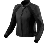Revit Xena 4 Ladies Giacca in pelle da moto da donna, nero-grigio, taglia 44 per donne