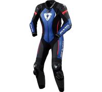 Revit Xena 4, tuta in pelle 1pz. traforata donna 46 female Nero/Blu/Rosso