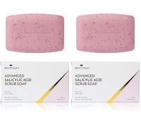 Revitale Advanced Sapone Esfoliante con Acido Salicilico BHA - Barra Esfoliante per Viso e Corpo, Detergente Profondo dei Pori, Anti-Imperfezioni, Ammorbidente per la Pelle (Confezione da 2)