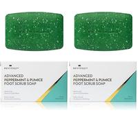 Revitale Advanced Sapone Esfoliante per Piedi con Menta Piperita e Pomice - Barra Esfoliante e Rivitalizzante per i Piedi (Confezione da 2)