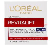 L'Oréal Paris Revitalift Crema Viso Notte Antirughe Pro-Retinolo