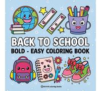 Revive Coloring Boo Bold & Easy Back to School Coloring Book for Ki (Tascabile)
