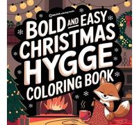 Revive Coloring Books Bold & Easy Christmas Hygge Coloring Book (Tascabile)