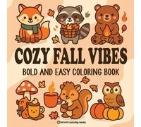 Revive Coloring Books Bold & Easy Cozy Fall Vibes Coloring Book (Tascabile)