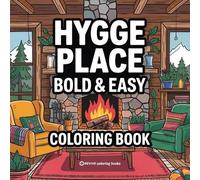 Revive Coloring Books Bold & Easy Hygge Place Coloring Book (Tascabile)