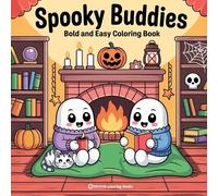 Revive Coloring Books Bold & Easy Spooky Buddies Coloring Book (Tascabile)