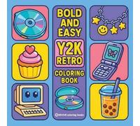 Revive Coloring Books Bold & Easy Y2K Retro Coloring Book (Tascabile)