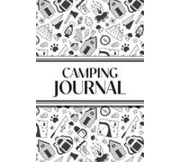 Revive Stationery Camping Journal (Black and White Camping Doodles) (Tascabile)