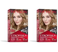 REVLON Colorsilk Colorazione Permanente Capelli Fai-Da-Te a Casa, Senza Ammoniaca e Arricchita con Cheratina, 61 - Biondo Scuro (Confezione da 2)