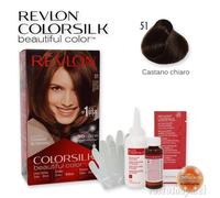 Revlon, Colorsilk Colore permanente per capelli, #51 marrone chiaro