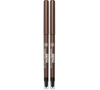 Revlon ColorStay Eyeliner Pencil, Matita Eyeliner Marrone No-Transfer e Waterproof, Temperino e Sfumino Incorporati, 203 Brown, 0.28g (Confezione da 2)