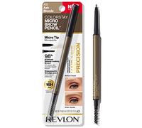 Revlon ColorStay Micro Eyebrow Pencil with Built In Spoolie Brush, Infused with Argan and Marula Oil, Waterproof, Smudgeproof, 451 Ash Blonde (confezione da 1)