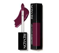Revlon Colorstay Satin Ink, Rossetto Base di olio di semi di ribes nero, lunga tenuta N022 Black Cherry
