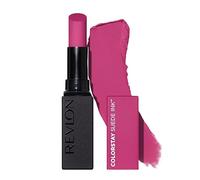 Revlon ColorStay Suede Ink Lipstick, Rossetto Opaco, A Lunga Durata, Formula No-Transfer, Arricchito con Vitamina E, Resistente All'Acqua, 010 Tunnel Vision, 2.55g
