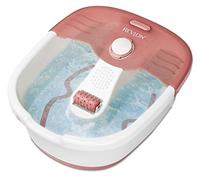 Revlon Cura Foot & Nail Care Pediprep Spa Pediluvio + custodia + Emery Board + 2x Bamboo Cuticle Pusher + Cuticle Scissors + 2x Toe Separator + Nail Brush + Nail Cleaner and Cuticle Pusher 1 Stk.