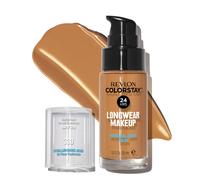 Revlon Liquid Foundation Colorstay Face Faceup per pelle normale e asciutta SPF 20 copertura per longwear con olio naturale senza finitura 330 abbron
