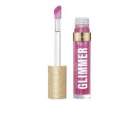 Revlon Super Lustrous Glimmer Gloss, Glitterato Idratante e Rimpolpante, Finish Ultra Lucido e Brillante, Formula a Base di Piante, 008 Rose Glow, 3.8ml
