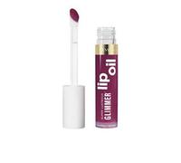 Revlon Super Lustrous Glimmer Lip Oil, Olio Labbra Nutriente e Anti-Ossidante, Rimpolpante e Luminoso, Finish Ultra-Brillante, Formula a Base di Squalano Vegetale, 006 Plum Pop, 3.8ml