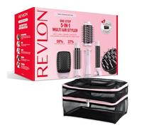 REVLON One-Step™ 5-in-1 Multi Air Styler Pink Titanium Edition (astuccio incluso, 5 accessori: diffusore, arricciacapelli aria, spazzola rotonda, piatta e ovale volumizzante ceramica titanio)
