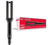 Revlon Raddrizzatore a doppia piastra (design a doppia piastra, tecnologia avanzata in rame ceramica, display a LED, sistema di memoria intelligente del calore, 10 impostazioni di calore fino a 235