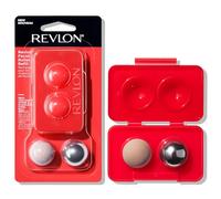 Revlon Ricariche per pattini facciali: 1 pietra vulcanica assorbente e 1 sfera in acciaio rinfrescante e lenitivo per il viso in una custodia. Prodotto ecologico