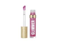 Revlon Super Lustrous Glimmer Gloss, Glitterato Idratante e Rimpolpante, Finish Ultra Lucido e Brillante, Formula a Base di Piante, 008 Rose Glow, 3.8ml