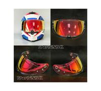 (Revo Red) Lente visiera Iridium C70 / IS-17 Revo per casco integrale da moto