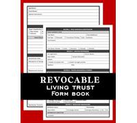 Revocable Living Trust Form Book: Editable Estate Planning Forms To Organize Assets, Trustees, & Beneficiaries | A Step-By-Step Guide To Securing Your ... & Ensuring Smooth Inheritance Distribution