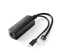 REVODATA 2.5G Micro USB PoE Splitter 5V/3A, PoE a Micro USB 5V/3A Uscita 15W, Ethernet Gigabit 2.5Gbps conforme IEEE802.3af/at, Plug and Play per Smart Home