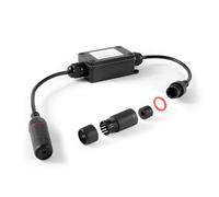 REVODATA Convertitore impermeabile Gigabit da 48 V a 24 V, 25 W Max, IEEE802.3 af/at, presa RJ45, 10/100/1000 Mbps PoE a 24 V adattatore per dispositivi passivi da 24 V (PD3005G)