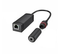 REVODATA Convertitore PoE Gigabit impermeabile 48V-24V, uscita 24V, IEEE802.3 af/at, 25W max, 10/100/1000 Mbps, PoE 24V adattatore PnP per dispositivi 24V